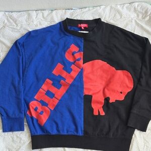 Women's Buffalo Bills Mitchell & Ness Royal blue/Black B Pullover